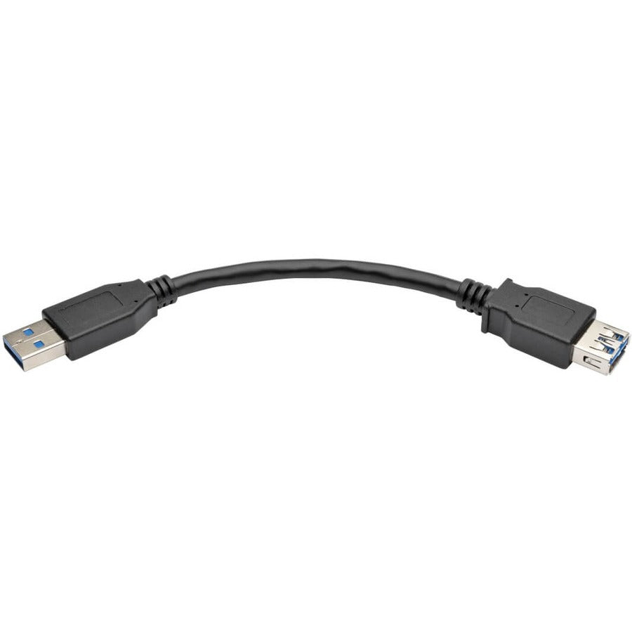 Câble d'extension USB 3.0 SuperSpeed ​​Type-A de Tripp Lite par Eaton (M/F), noir, 6 po U324-06N-BK