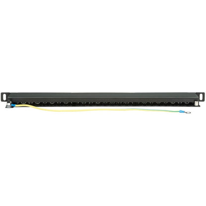 Panneau de brassage Cat6a 24 ports Tripp Lite par Eaton N252A-024-HUSHK, 0,5 U N252A-024-HUSHK