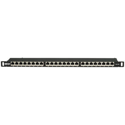 Panneau de brassage Cat6a 24 ports Tripp Lite par Eaton N252A-024-HUSHK, 0,5 U N252A-024-HUSHK