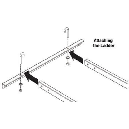 Support de montage pour échelle à câbles Tripp Lite by Eaton SRLADDERATTACH - Noir SRLADDERATTACH