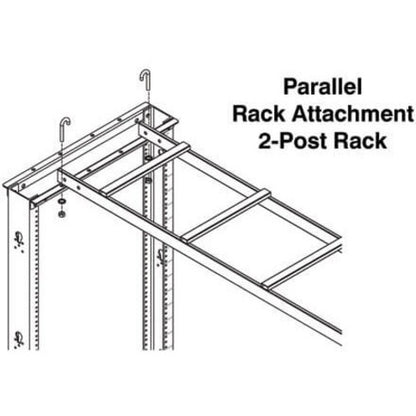 Support de montage pour échelle à câbles Tripp Lite by Eaton SRLADDERATTACH - Noir SRLADDERATTACH