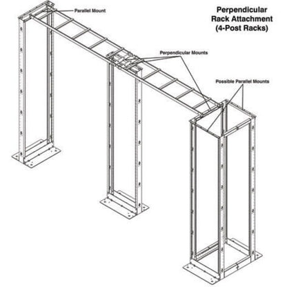 Support de montage pour échelle à câbles Tripp Lite by Eaton SRLADDERATTACH - Noir SRLADDERATTACH