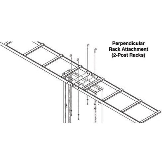 Support de montage pour échelle à câbles Tripp Lite by Eaton SRLADDERATTACH - Noir SRLADDERATTACH