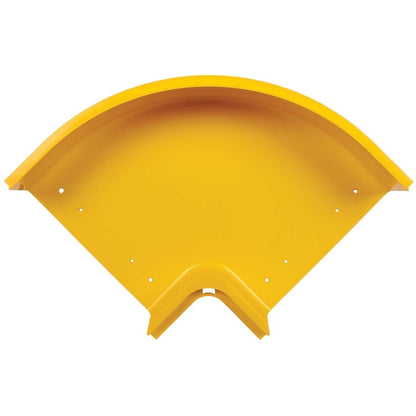 Tripp Lite by Eaton Toolless Horizontal 90-Degree Elbow for Fiber Routing System, 240 mm (10 in) SRFC10ELBOW
