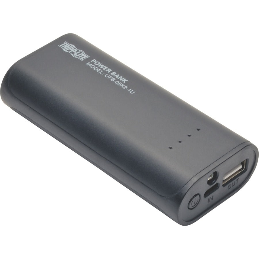 Chargeur de batterie USB portable Tripp Lite by Eaton 5200 mAh avec lampe de poche LED UPB-05K2-1U