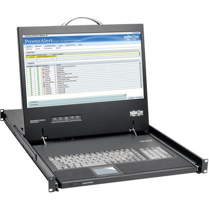 Console de montage en rack 1U Tripp Lite par Eaton avec écran LCD 19", DVI ou VGA B021-000-19-HD