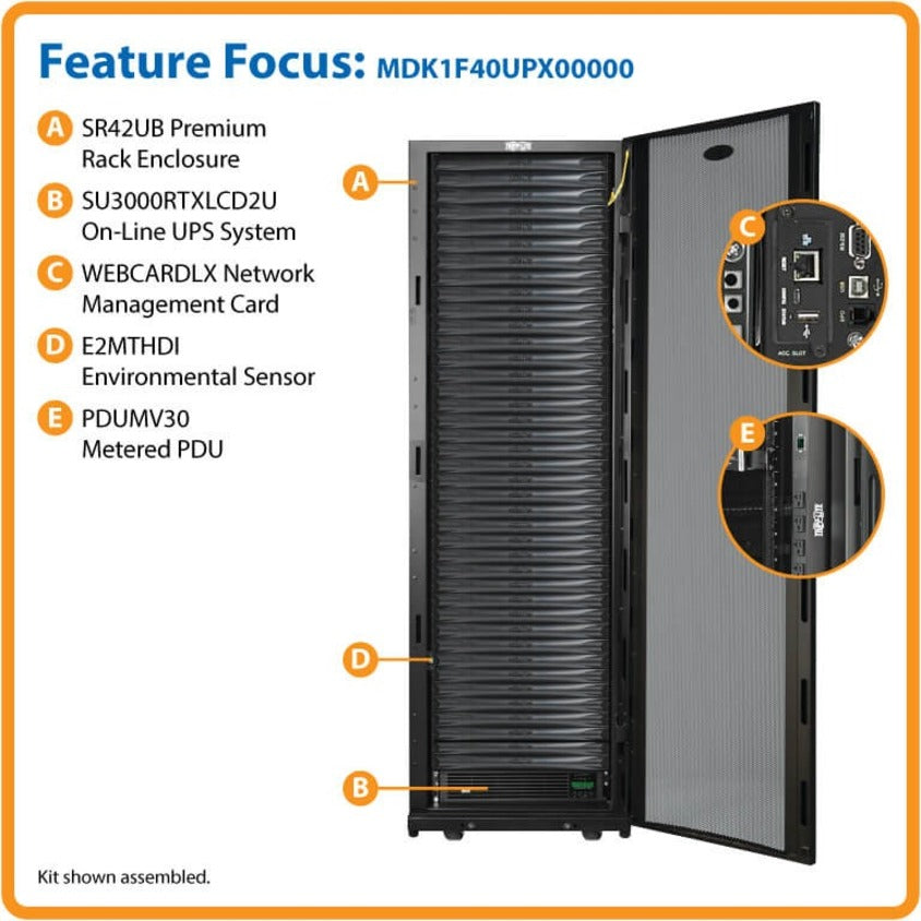 Kit de gestion de réseau/onduleur/PDU Tripp Lite par Eaton MDK1F40UPX00000 MDK1F40UPX00000