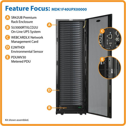 Kit de gestion de réseau/onduleur/PDU Tripp Lite par Eaton MDK1F40UPX00000 MDK1F40UPX00000