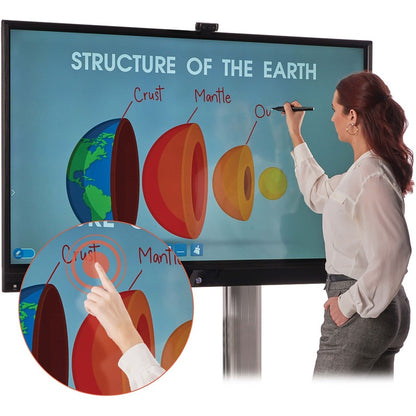 Tripp Lite by Eaton Interactive Flat-Panel Touchscreen Display with PC, 4K @ 60 Hz, UHD, 65 in. DMTP65OPS