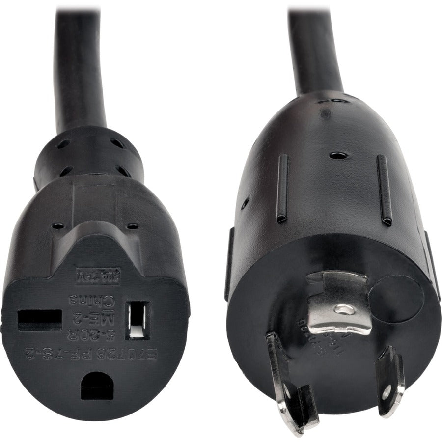 Câble adaptateur d'alimentation Tripp Lite 6 pouces L5-20P vers 5-20R robuste 20 A 12 AWG 6 pouces P046-06N