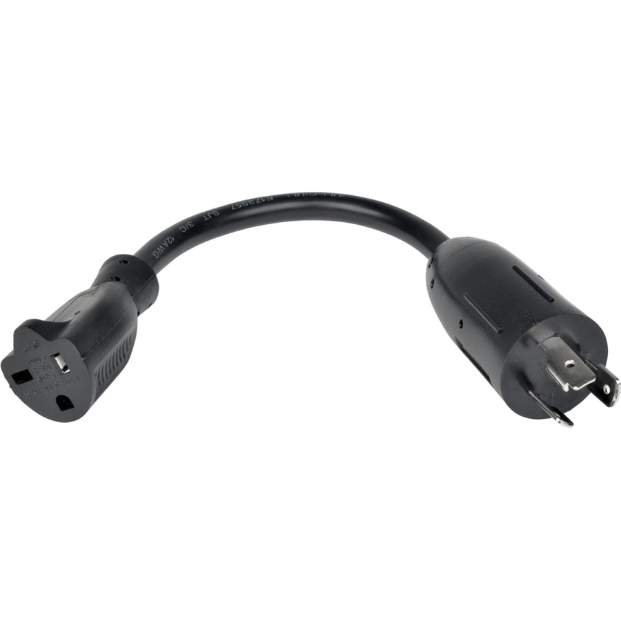 Câble adaptateur d'alimentation Tripp Lite 6 pouces L5-20P vers 5-20R robuste 20 A 12 AWG 6 pouces P046-06N