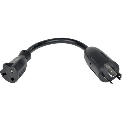 Câble adaptateur d'alimentation Tripp Lite 6 pouces L5-20P vers 5-20R robuste 20 A 12 AWG 6 pouces P046-06N