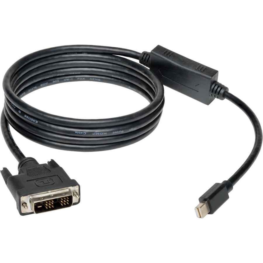 Câble adaptateur Mini Displayport vers DVI de 6 pieds de Tripp Lite par Eaton P586-006-DVI