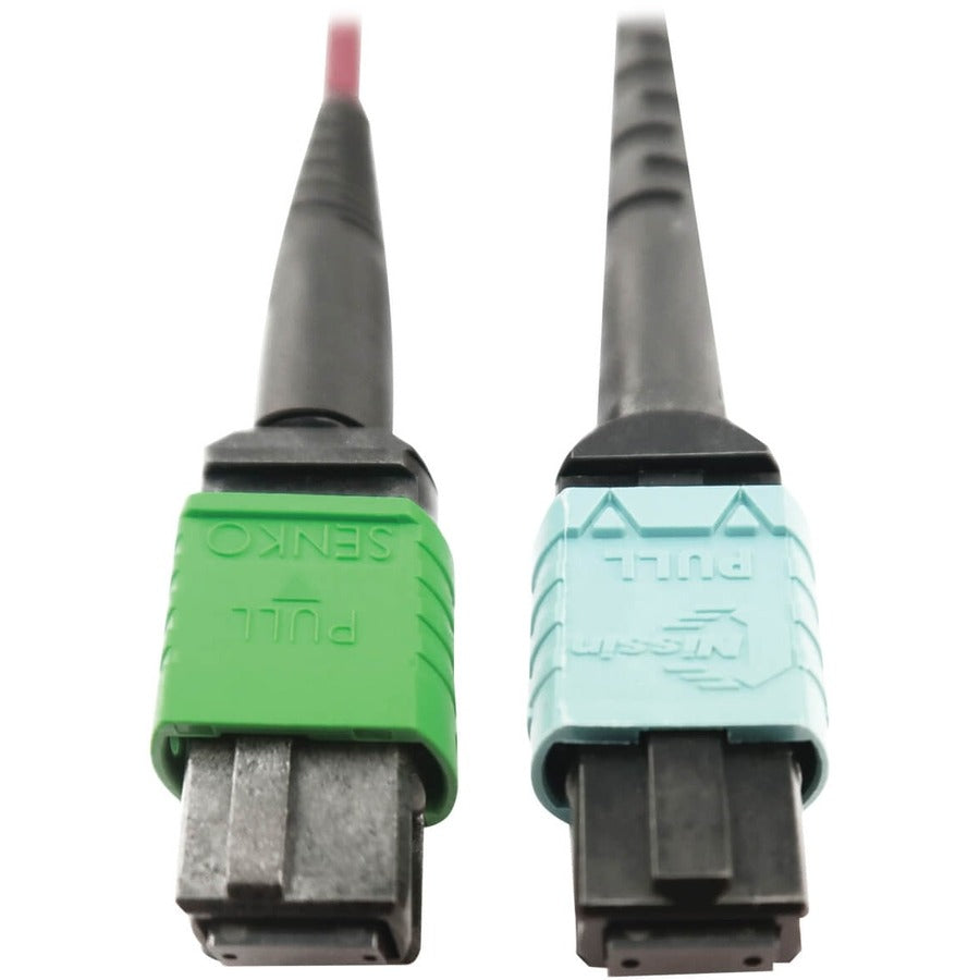 Câble à fibre optique multimode 400G 50/125 OM4 Tripp Lite par Eaton N846D-03M-16CMG, magenta, 3 m N846D-03M-16CMG