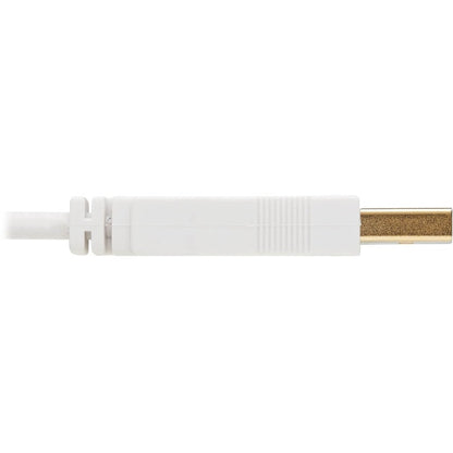 Câble antibactérien Tripp Lite Safe-IT USB-A vers USB Mini-B (M/M), USB 2.0, blanc, 1,8 m U030AB-006-WH