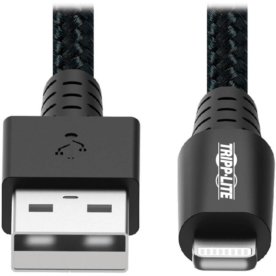Câble USB-A vers Lightning robuste Tripp Lite par Eaton (M/M), gris, 0,9 m (3 pi) M100-003-GY-MAX