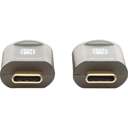 Câble optique actif à fibre optique USB-C vers USB-C Tripp Lite par Eaton, M/M, noir, 15 m (49 pi) U420F-15M-V