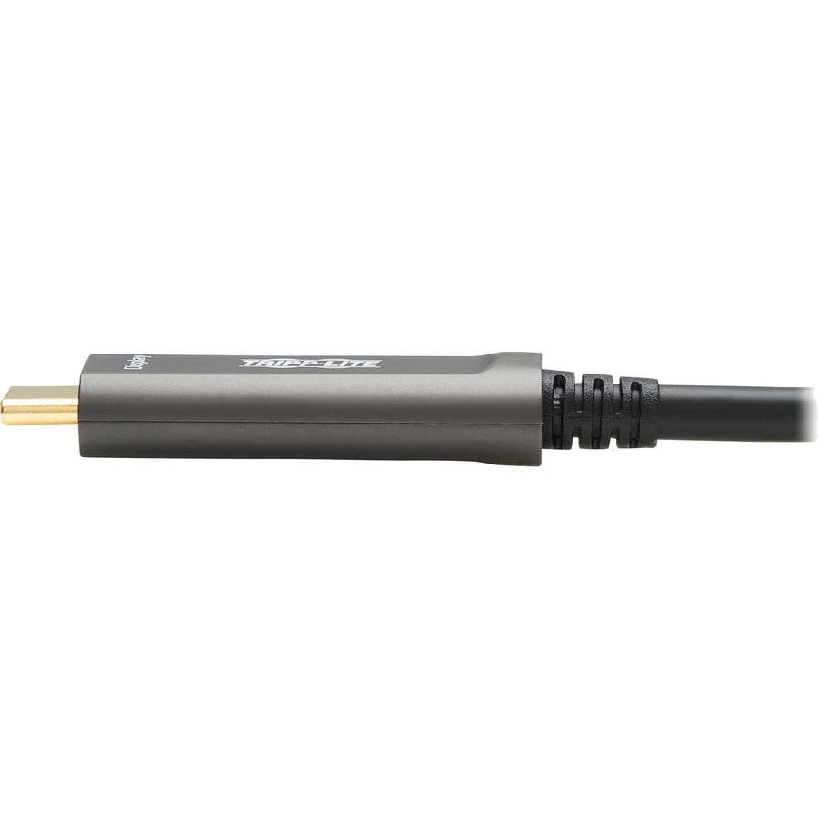 Câble optique actif à fibre optique USB-C vers USB-C Tripp Lite par Eaton, M/M, noir, 15 m (49 pi) U420F-15M-V