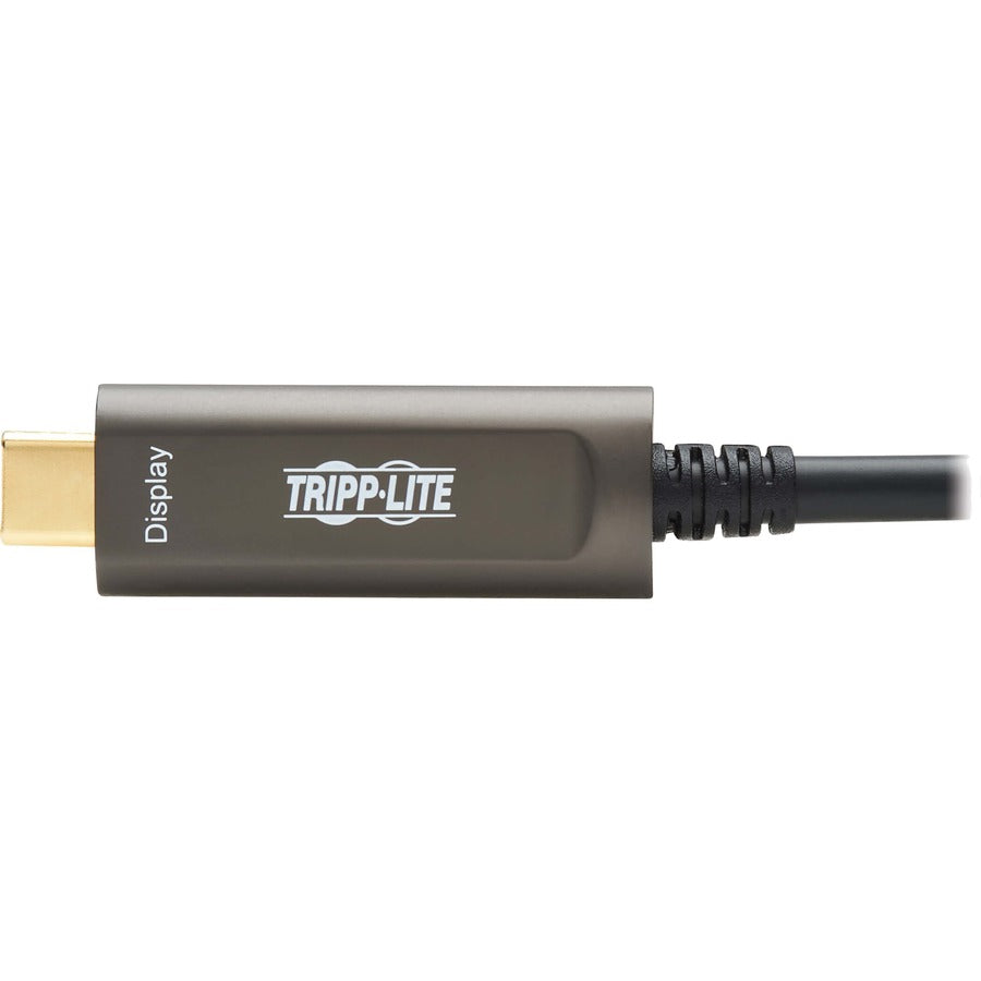 Câble optique actif à fibre optique USB-C vers USB-C Tripp Lite par Eaton, M/M, noir, 15 m (49 pi) U420F-15M-V