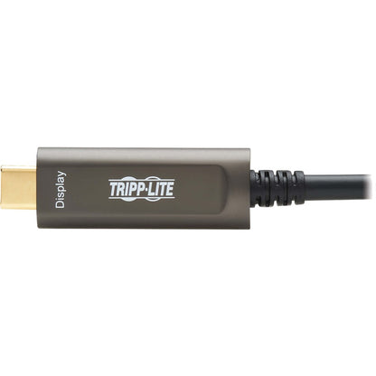 Câble optique actif à fibre optique USB-C vers USB-C Tripp Lite par Eaton, M/M, noir, 15 m (49 pi) U420F-15M-V