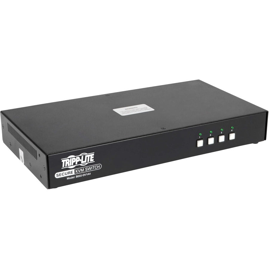 Commutateur KVM DVI-I 4 ports certifié NIAP PP3.0 Tripp Lite par Eaton B002-DV1A4 B002-DV1A4