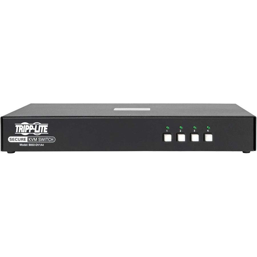 Commutateur KVM DVI-I 4 ports certifié NIAP PP3.0 Tripp Lite par Eaton B002-DV1A4 B002-DV1A4