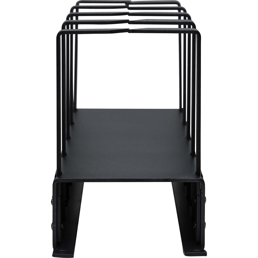 Gestionnaire de câbles horizontal Tripp Lite par Eaton - Anneaux métalliques, noir, 2U SRCABLERING2UHD