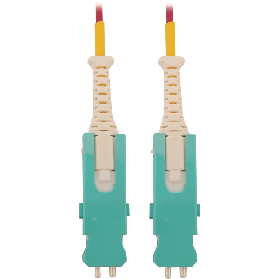 Câble à fibre optique multimode 50/125 OM4 Tripp Lite par Eaton N823S-01M-MG 400G, magenta, 1 m (3,3 pi) N823S-01M-MG