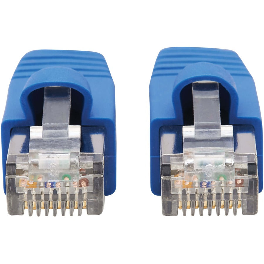 Câble de raccordement réseau Cat6a 10G certifié sans accroc F/UTP (RJ45 M/M) Tripp Lite by Eaton, bleu, 20 pi. N261P-020-BL