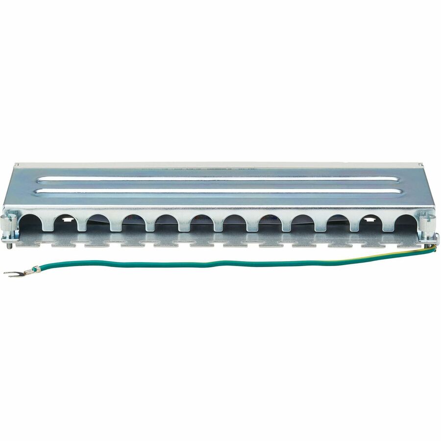 Tripp Lite by Eaton Cat6a STP Patch Panel, 8 Ports, DIN Rail or Wall Mount, TAA N250-SH08-DIN6A