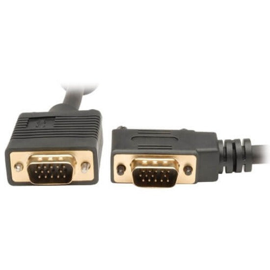 Câble coaxial VGA pour moniteur Tripp Lite 25 pieds avec RVB haute résolution à angle droit HD15 M/M 25' P502-025-RA