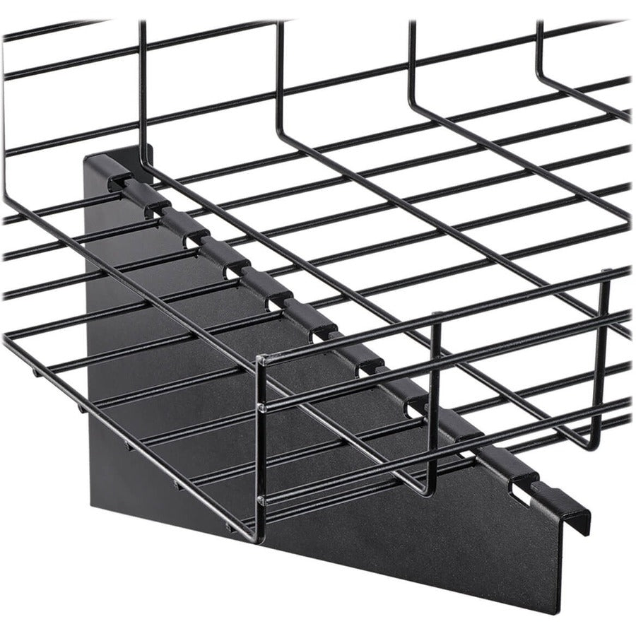 Tripp Lite by Eaton SmartRack SRWBWALLBRKTHDL Mounting Bracket for Cable Tray - Black SRWBWALLBRKTHDL