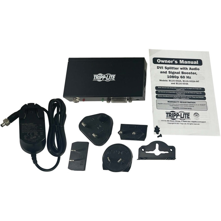 Répartiteur DVI 2 ports Tripp Lite par Eaton B116-002A-INT B116-002A-INT