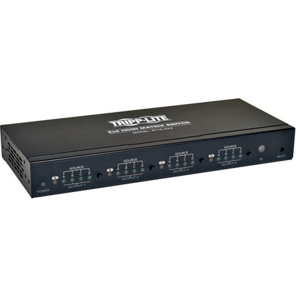 Commutateur matriciel vidéo HDMI haute vitesse Tripp Lite par Eaton 4x4 avec audio 1920x1200 à 60 Hz / 1080p B119-4X4