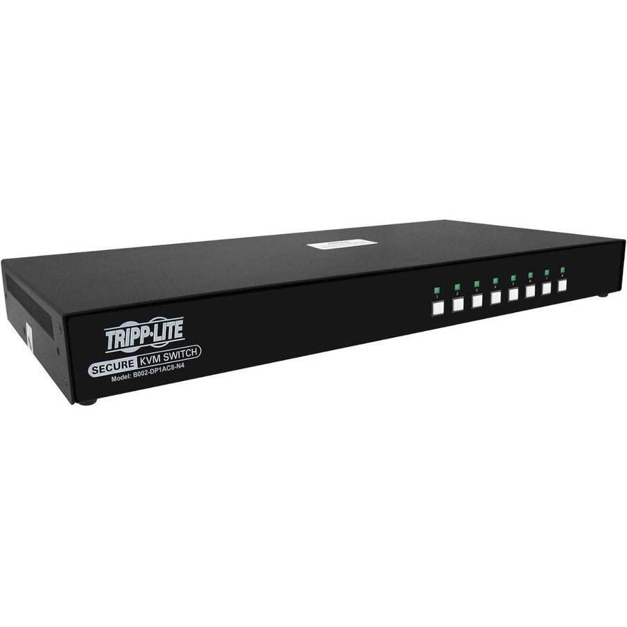 Commutateur KVM DisplayPort 8 ports certifié NIAP PP4.0 Tripp Lite par Eaton B002-DP1AC8-N4 B002-DP1AC8-N4