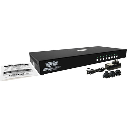 Commutateur KVM DisplayPort 8 ports certifié NIAP PP4.0 Tripp Lite par Eaton B002-DP1AC8-N4 B002-DP1AC8-N4