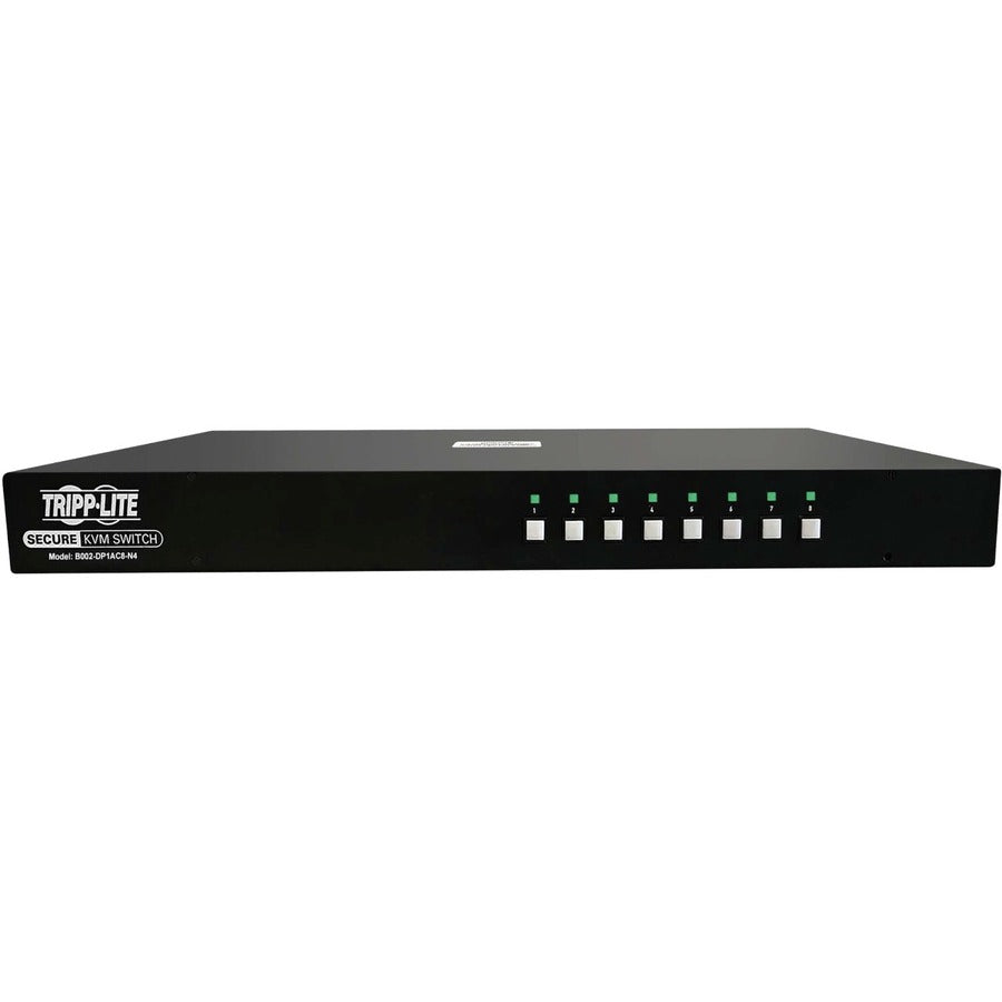 Commutateur KVM DisplayPort 8 ports certifié NIAP PP4.0 Tripp Lite par Eaton B002-DP1AC8-N4 B002-DP1AC8-N4