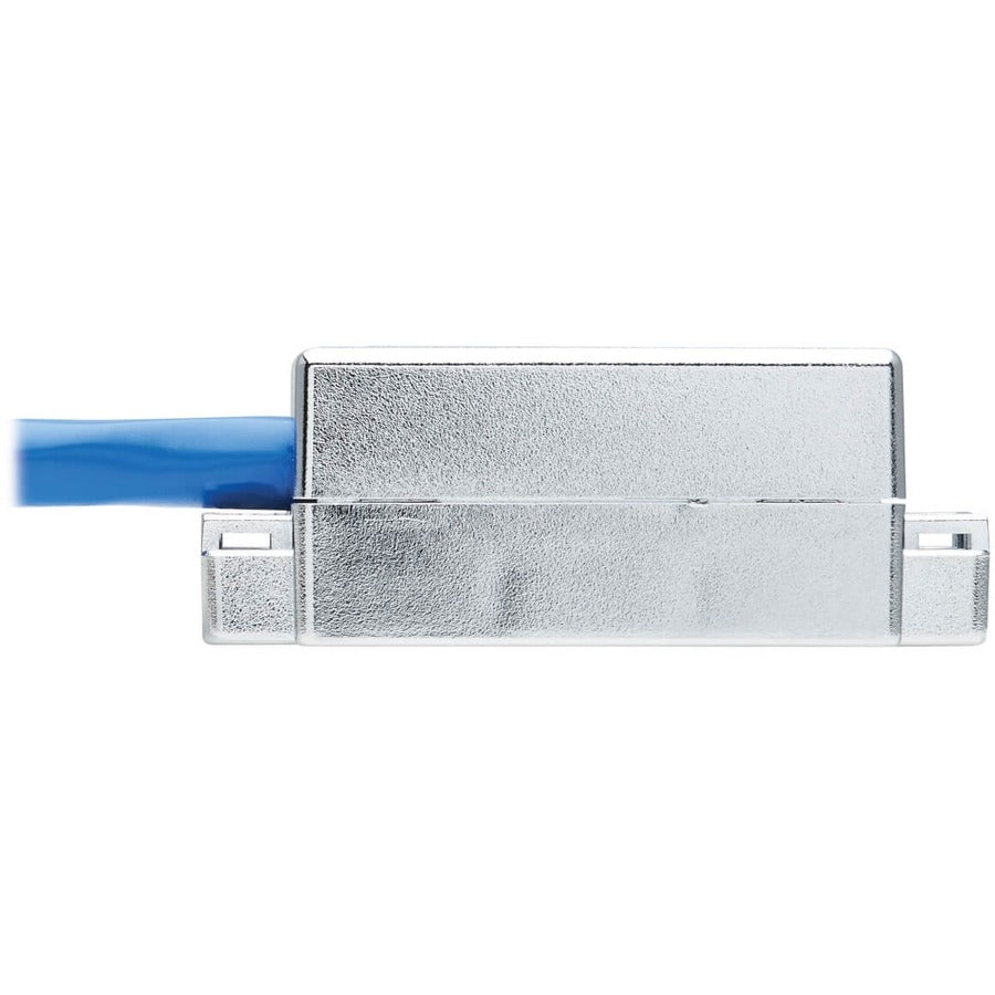 Tripp Lite by Eaton Cat6a Junction Box Cable Assembly, 18 in., Blue N237A-P18N-WHSH
