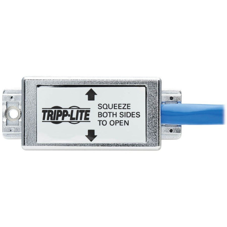 Tripp Lite by Eaton Cat6a Junction Box Cable Assembly, 18 in., Blue N237A-P18N-WHSH
