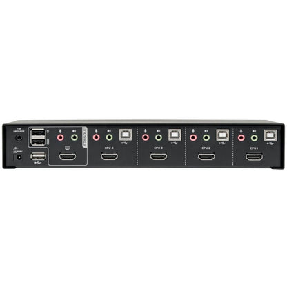 Tripp Lite by Eaton 4-Port HDMI/USB KVM Switch with Audio/Video and USB Peripheral Sharing B004-HUA4-K
