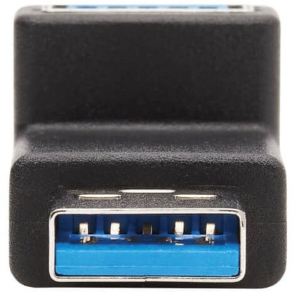 Adaptateur USB 3.0 SuperSpeed ​​Tripp Lite par Eaton - USB-A vers USB-A, M/F, coudé vers le haut, noir U324-000-UP