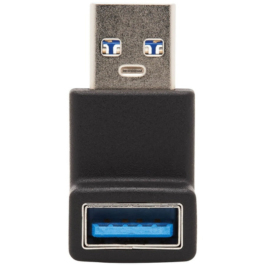 Adaptateur USB 3.0 SuperSpeed ​​Tripp Lite par Eaton - USB-A vers USB-A, M/F, coudé vers le haut, noir U324-000-UP