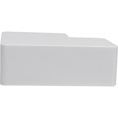 Connecteur Tripp Lite par Eaton Raceway L, paquet de 20, blanc N080-C25-L-WH