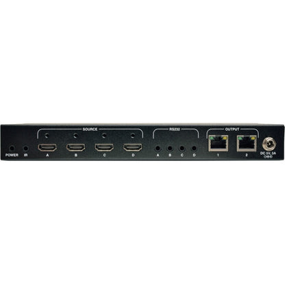 Tripp Lite by Eaton BHDBT-T-SI-4X2 HDBaseT HDMI over Cat5e/6/6a 4x2 Extender Matrix Transmitter BHDBT-T-SI-4X2