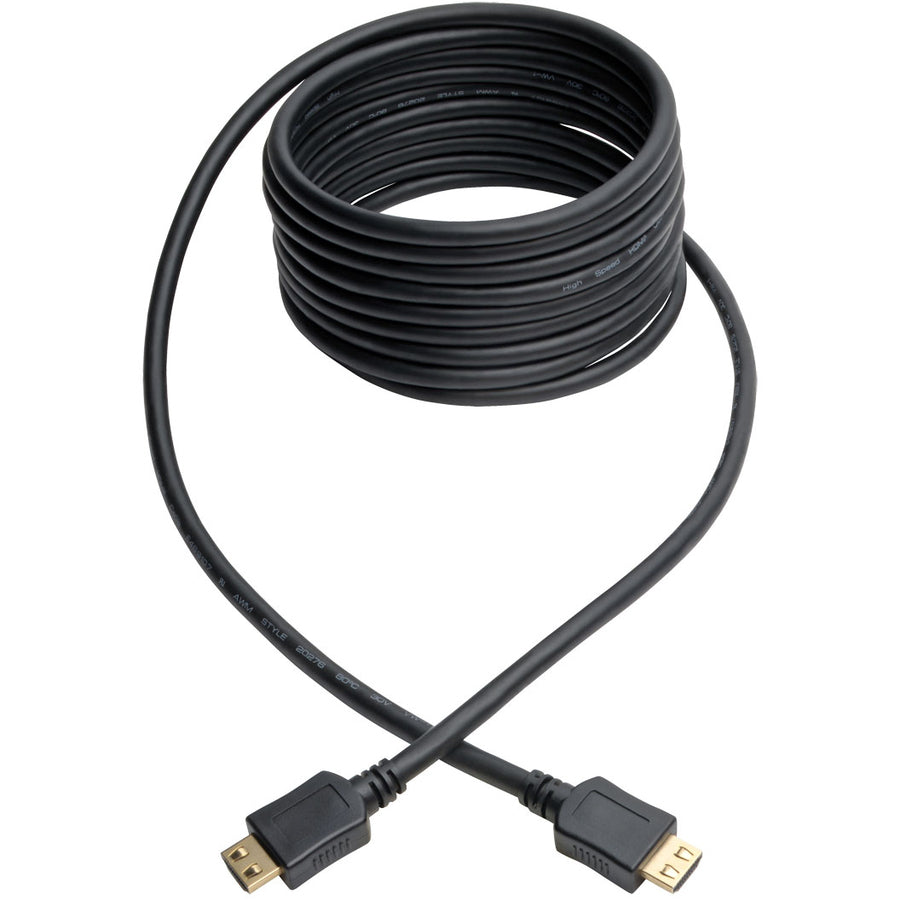 Câble HDMI haute vitesse Tripp Lite par Eaton, 16 pi, avec connecteurs de préhension - 4K, M/M, noir P568-016-BK-GRP