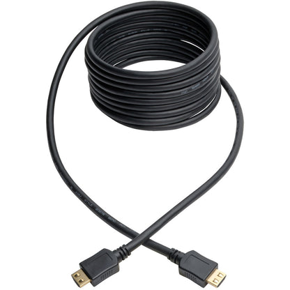 Câble HDMI haute vitesse Tripp Lite par Eaton, 16 pi, avec connecteurs de préhension - 4K, M/M, noir P568-016-BK-GRP