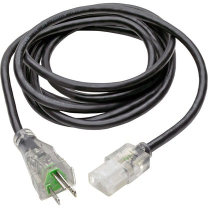 Câble d'alimentation pour ordinateur Tripp Lite 6 pieds Câble médical hospitalier 5-15P vers C13 Transparent 13A 16AWG 6' P006-006-HG13CL