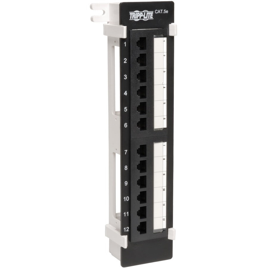 Panneau de brassage mural Tripp Lite Cat5e Cat5e 12 ports 568B 110 perforations TAA N050-012