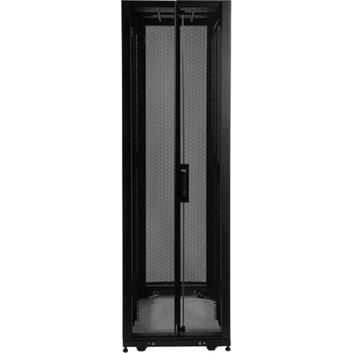 Boîtier haut de gamme à faible profondeur SmartRack 45U de Tripp Lite par Eaton (portes et panneaux latéraux inclus) SR45UBSD