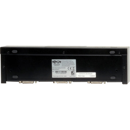 Commutateur KVM DVI à 2 ports pour deux écrans Tripp Lite par Eaton avec audio et concentrateur USB 2.0, câbles inclus B004-2DUA2-K